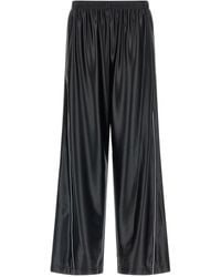 T By Alexander Wang - Side Band Joggers Pants Black - Lyst