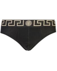 Versace - Set Of Greca Medusa Head Briefs - Lyst