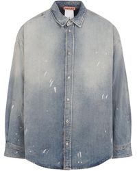 Acne Studios - Light Cotton Shirt-Uomo - Lyst
