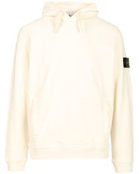 Stone Island - Organic Cotton Hoodie Sweatshirts - Lyst