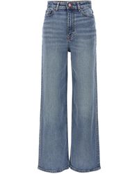 Ganni - Andi Jeans Blu - Lyst