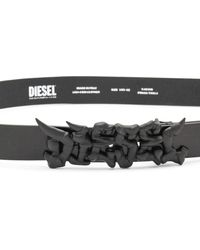 DIESEL - Belts Blacks And Greys-Uomo - Lyst