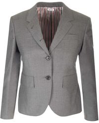 Thom Browne - Slim Fit Cropped Blazer Jackets - Lyst