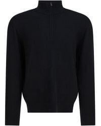 Vince - Cashmere Sweater With Half Zipper - Lyst
