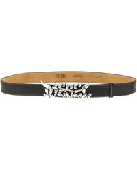 DIESEL - B-Graffiti Cinture Marrone-Uomo - Lyst