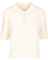 Lisa Yang - Masy Pointelle Sweater Knitwear Beige - Lyst