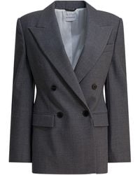 Givenchy - Double-breasted Wool Blazer - Lyst