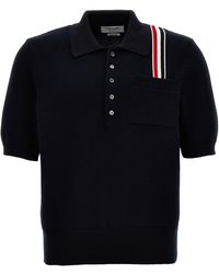 Thom Browne - 'Jersey Stitch' Polo Shirt - Lyst