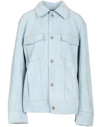 Ami Paris - Suede Jacket Shirts Light - Lyst
