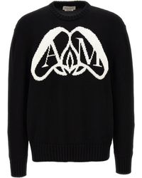 Alexander McQueen - Logo Seal Sweater, Cardigans - Lyst