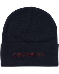 Carhartt - Script Cappelli Blu - Lyst