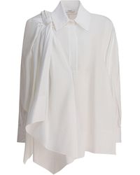 Givenchy - Shirt With Bow Shirts Bianco-Donna - Lyst