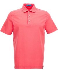 Drumohr - Light Cotton Shirt. Polo Fucsia - Lyst