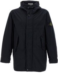 Stone Island - 'Light Compact Touch Poly-Tc' Parka - Lyst