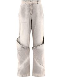 The Attico - I Jeans Della Gamba Larga Attico - Lyst