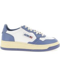 Autry - Medalist Low Sneakers Celeste-Donna - Lyst