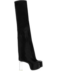 Rick Owens - Flared Platforms Boots - Lyst