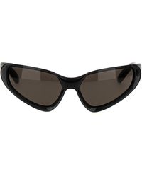 Balenciaga - Xpander Rect Occhiali Da Sole Nero - Lyst