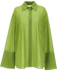 Oséree - Lumiere Camicie Verde - Lyst
