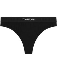 Tom Ford - SLIP IN JERSEY CON LOGO - Lyst