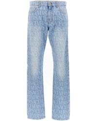 Versace - Allover Jeans - Lyst