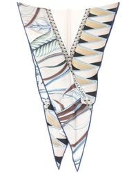 Ferragamo - Giada Diamond Bandeau Scarves And Foulards - Lyst