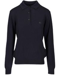 Etro - Wool Polo Shirt Knitwear - Lyst