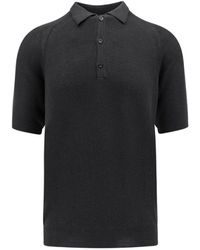 Laneus - Cotton Polo Shirt - Lyst