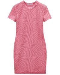 Alexander Wang - Mini Abito Con Logo Jacquard-Donna - Lyst