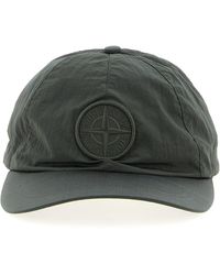 Stone Island - Logo Patch Cap Cappelli Verde-Uomo - Lyst