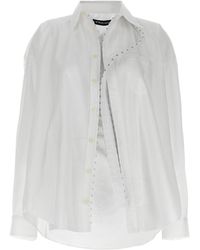 Y. Project - Hook And Eye Camicie Bianco - Lyst