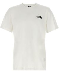 The North Face - Simple Dome T Shirt Bianco-Uomo - Lyst