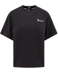 Moncler - Embossed Logo T-Shirt - Lyst