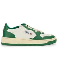 Autry - Medalist Leather Two Tone Sneakers White - Lyst