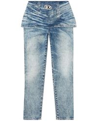 DIESEL - Jeans Blu-Donna - Lyst