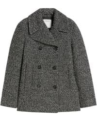 Sportmax - Double-Breasted Wool Jacket - Lyst