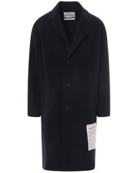 Amaranto - Hand Made Wool And Cashmere Coat - Lyst