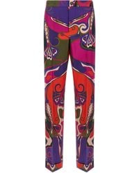 PUCCI - Patterned Pants - Lyst