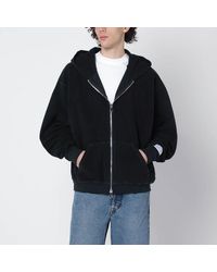 GALLERY DEPT. - Felpa con cappuccio nera in cotone - Lyst
