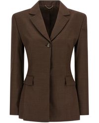 Magda Butrym - 03 Blazers Marrone-Donna - Lyst