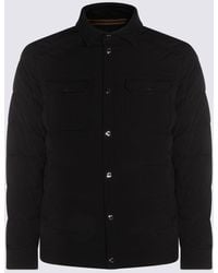 Moorer - Coats Dark Blu - Lyst