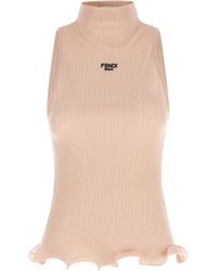 Fendi - Ruffled Top - Lyst