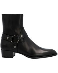 Saint Laurent - Stivaletti Wyatt - Lyst