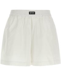 ショートパンツ ROTATE BIRGER CHRISTENSEN 'Elasticated' shorts White ROTATE BIRGER CHRISTENSEN Elasticated Short in White | Lyst