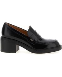 Tod's - Gomma T60 Mocassini Nero-Donna - Lyst