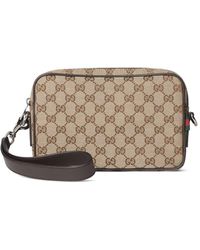 Gucci - Fabric Shoulder Bag "Gg" Small-Uomo - Lyst