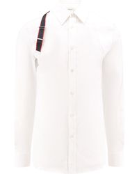 Alexander McQueen - Cotton Shirt With Alexander Mc Queen Detail - Lyst