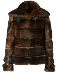 Fendi - Backed Sheepskin And Nappa Jacket - Lyst