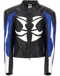 Vetements - Leather Racing Giacche Multicolor - Lyst