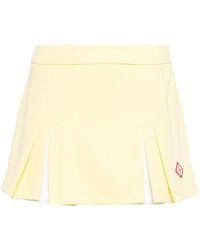 Casablanca - Mini Skirt With Embroidery - Lyst